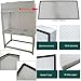 WYDDDARY Single Station Aluminum Laminar Flow Hood Air Flow Clean Workbench 47.24x23.62x59.06in Vertical Dust Free Room Workshop with HEPA Filter for Phone Repair Industry Optical Industry Laboratory