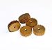 MKSIWSA Industry 5PCS 0.5M-40teeth Metal Copper Precision Model Motor Small Modulus Gears Hole 2mm