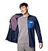 Columbia Men's Outdoor Tracks Full Zip II, Collegiate Navy/MTN Blue, X-Small