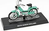 leo model 1/24  LEO Models MAGMOT007-Ciclomotore Moto Morini Dollaro 1972 Verde, scala 1:18