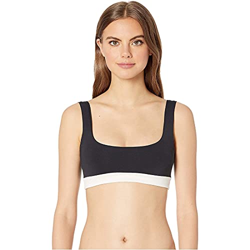 LSpace Color Block Miller Top Black Cream MD (36B-C)