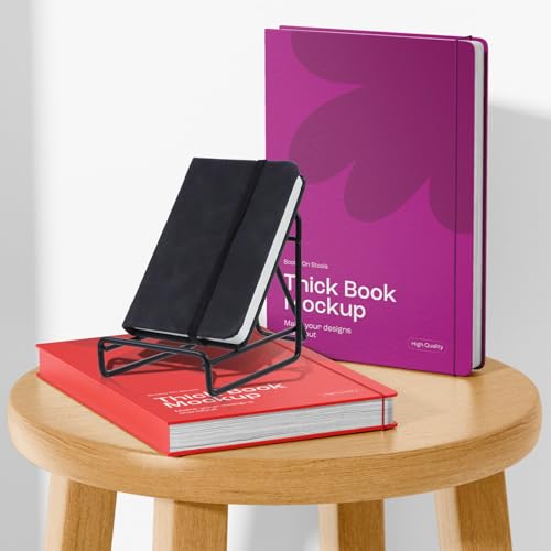 8 Pack Metal Coaster Holders, Black Minimalist Coaster Holders Without Coasters, Coaster Stand for Both Round and Square Coasters, Hold Up to 6 Coasters, for Picture, Decorative Plate, Book, Photo - Thumbnail 4