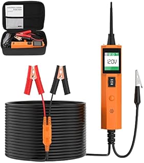 KAISAL Power Circuit Probe Kit 6~30V AC/DC Voltage Tester with LCD Display Automotive Circuit Tester Test Light Electrical System Diagnostics Tool