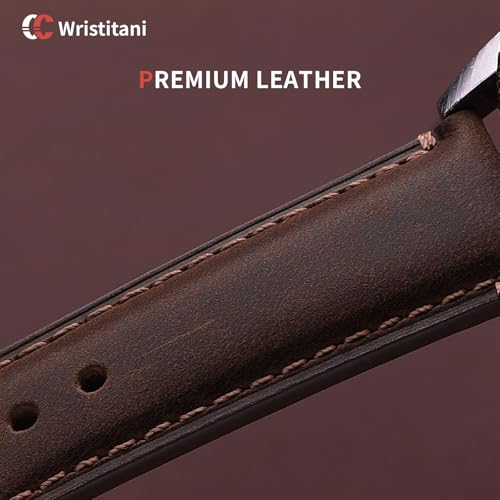 Image of Wristitani Leather Watch Strap for Smartwatches and Universal, 18-24mm