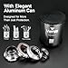 WFS AH.47 1 Inch Threaded Bike Headset - CNC Alloy, External Cup, Sealed Bearings, 1