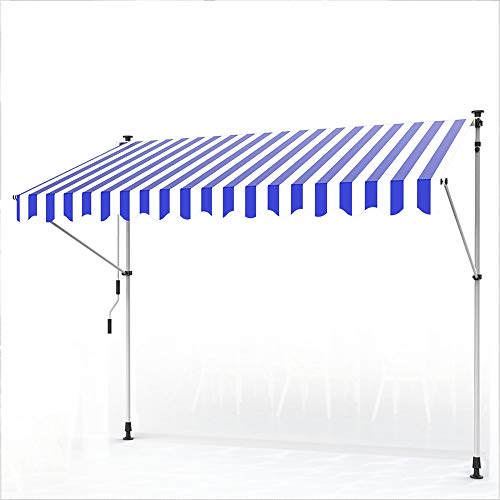 Melko Toldo lateral para balcón, 300 cm, protección visual lateral, protección contra el viento