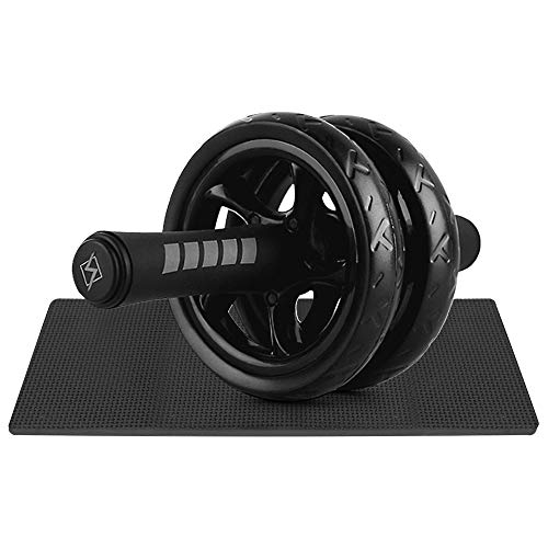 Roda de Fitness, Andoer Roda de rolo abdominal silenciosa com joelheira protetora Roda de fitness AB