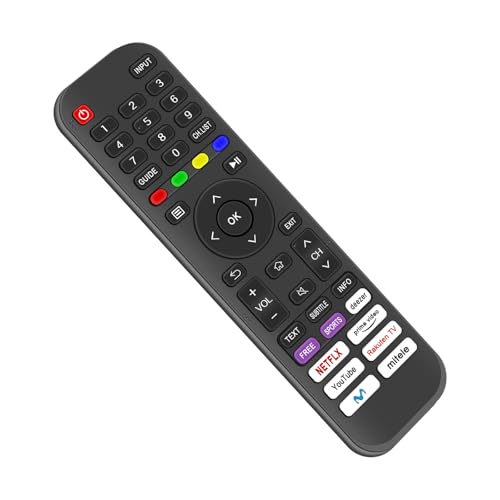 Télécommande Hisense EN2AK30H de remplacement pour Smart TV 40A35EEVS