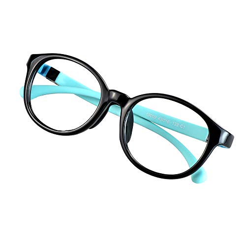 Image of VisionGlobal Blue Light Blocking Glasses for kids, Anti Eyestrain and Blurry, Computer Glasses, Anti Glare