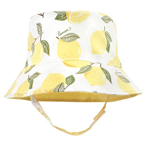 Hudson Baby Unisex Baby Sun Protection Hat, Lemon Stripe, 12-24 Months #TOP3