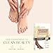 Skin 2.0 Shea Butter & Coconut Foot Masks - Softens Calluses, Treats Cracked Heels, Soothing & Hydrating - Dermatologist Tested Korean Skincare - Clean Beauty, Cruelty-Free, All Skin Types - 3 Pairs
