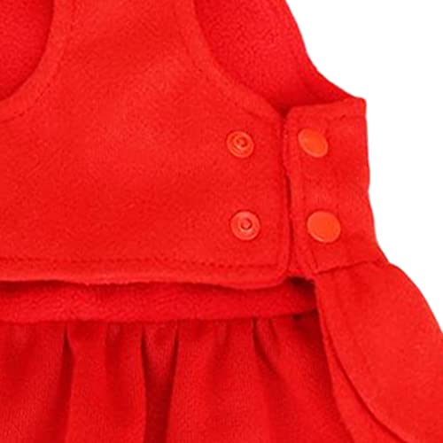 Baoblaze Vestidos para cães, vestido de Natal para animais de estimação, roupa para gatinhos, férias