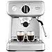 Sunbeam EM4300K Mini Barista Coffee Machine, Espresso, Latte and Cappuccino Coffee Maker, 2L Water Tank, Milk Frother, 15 Bar Italian Pump, Silver