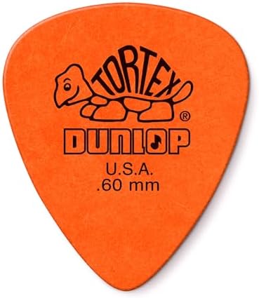 Dunlop Tortex Standard .60mm Orange Guitar Pick - 12 Pack