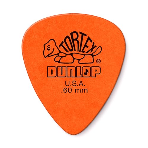 Dunlop Tortex Standard .60mm Orange Guitar Pick - 12 Pack