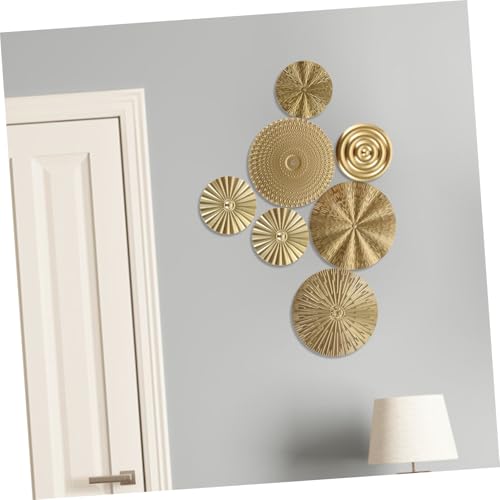Structure stable de decoration murale dorée pour salon moderne et chic - 6