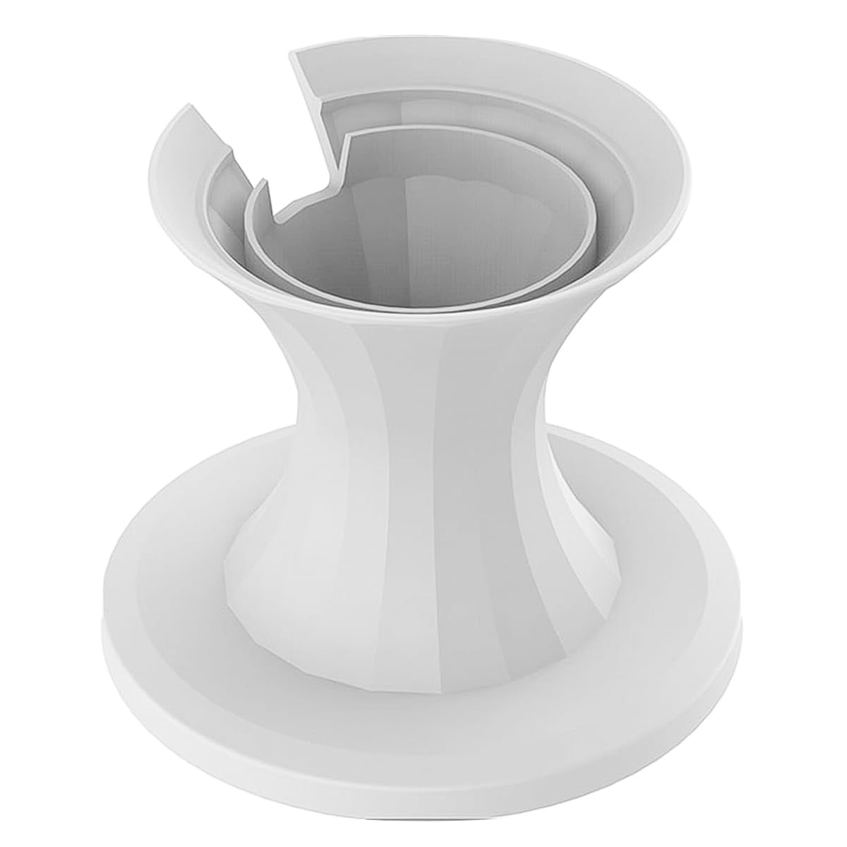 Mini Supporto da Tavolo per Altoparlanti, Supporto da Parete Rotondo Compatibile con HomePod Mini Smart Au-Dio, Elegante Design Bianco per Uso Domestico