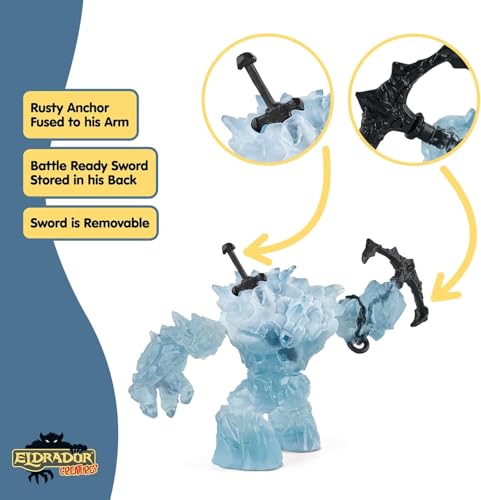 Miniatura 7 de Schleich 70146 Gigante De Hielo, A Partir De 7 Años, Eldrador Creatures - Figura, 24 X 9 X 14 Cm