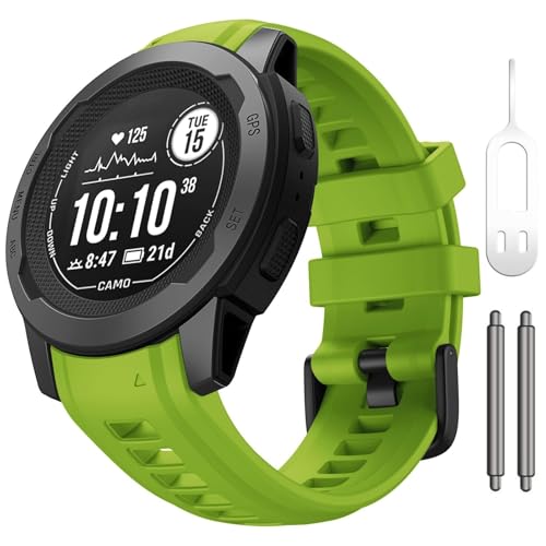 Bracelet Instinct 2S montre haut de gamme silicone 20mm Fenix 5S Plus finition épurée