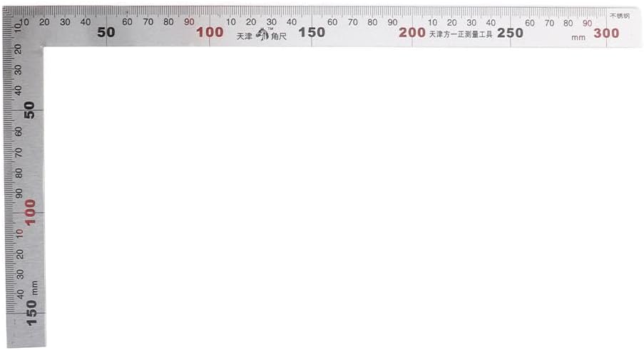 Heavy Duty Steel L-Square Angle Ruler 90° Degree Ruler for Dressmaking/Carpenter Tool