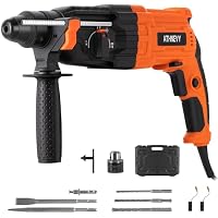 Athnevy 1 Inch SDS-Plus 8 Amp 3.0J 4-Function Rotary Hammer Drill