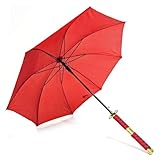 Armory Replicas™ Samurai Katana Sword Umbrella – 39 Inch Japanese Sword Style Handle with Matching Sheath Cover for Cosplay, Conventions, and Everyday Use