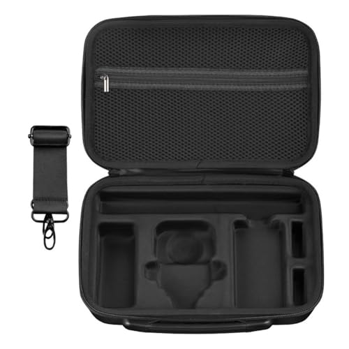 Helilyco Kamera-Aufbewahrungstasche Osmo360, 39 x 20 x 8,8 cm, Oxford-Stoff mit Anti-Drop-Polsterung, tragbare Schultertasche, Schwarz
