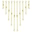 10Pcs Gold