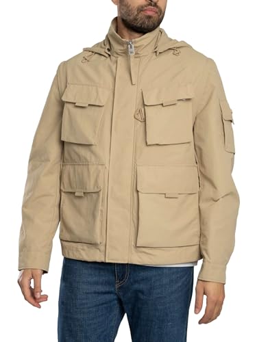 Veste Baltero2611 HUGO beige en taille L façonnée avec des finitions haut de gamme