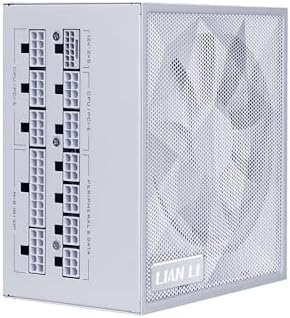 Lian Li SX1000P Platinum Compact ATX PSU 1000W-ATX 3.1-White-SX1000P.W | SXP Compact ATX Form Factor, 12V-2x6 Cable, ATX 3.1 & PCIE 5.1 Compliant, Cybenetics Platinum Efficiency