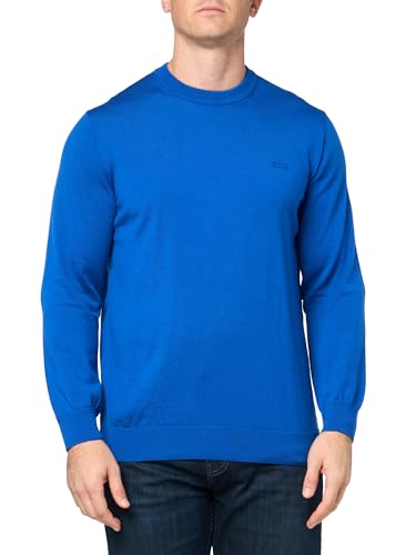 Pull col rond Lacoste homme en laine mérinos premium