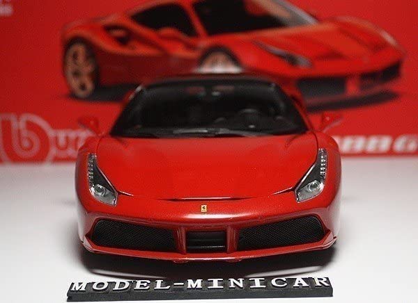 Amazon | Burago 1/18 フェラーリ FERRARI 488 GTB 赤 HIGH END