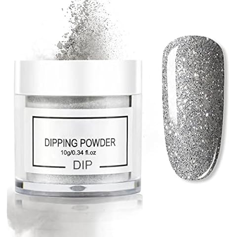 ISAKEN Nagel Tauchpulver, Professionelles Nail Dipping Powder Set, Feines Tauchpulver French Manicure Foundation Tauchpulvernägel, Maniküre Werkzeugset für Haushalt, Nagelstudio Cover