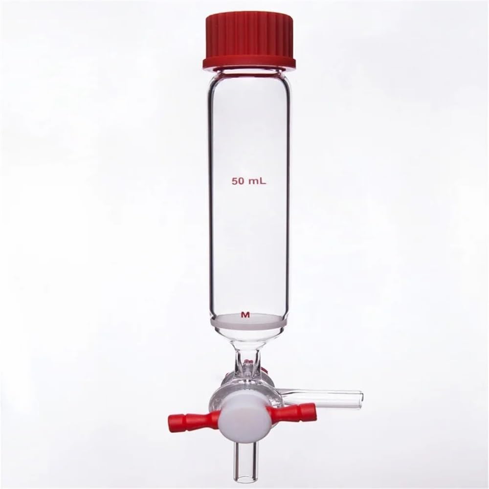 Vetreria da laboratorio Valvola PTFE a T con apertura da 2 mm in vetro borosilicato P13(P130050M)