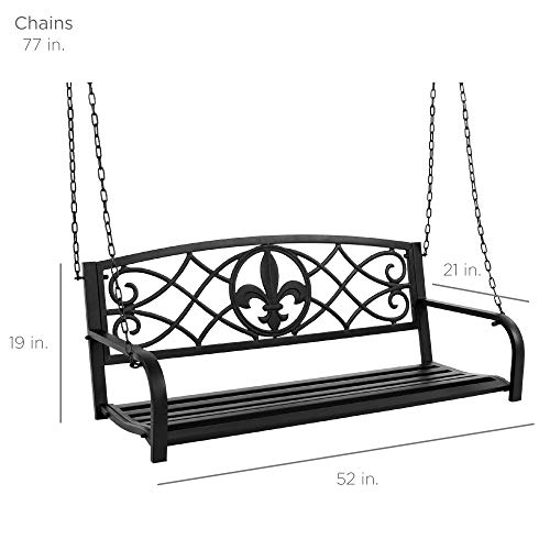 Best Choice Products SKY3561 2-Person Metal Outdoor Porch Swing thumb #6