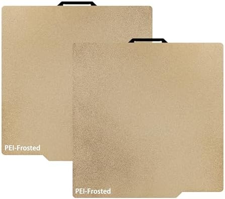 Build Plate 257x257mm - GOMENL Build Plate for Bambu Lab P1P/P1S /X1/X1C/X1E/A1 3D Printer, 3D Printer Spring Steel Removable Platform (Double Side Textured PEI)