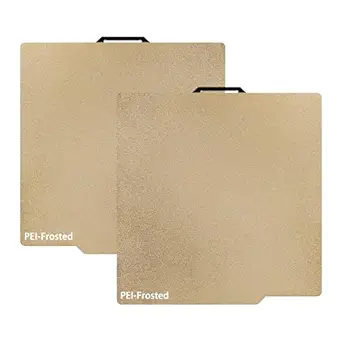 Build Plate 257x257mm - GOMENL Build Plate for Bambu Lab P1P/P1S /X1/X1C/X1E/A1 3D Printer, 3D Printer Spring Steel Removable Platform (Double Side Textured PEI)