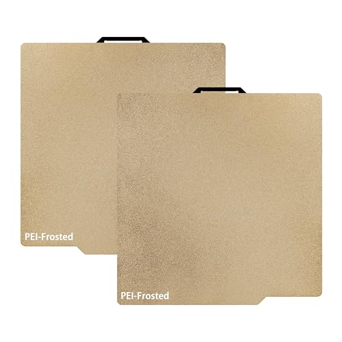 Build Plate 257x257mm - GOMENL Build Plate for Bambu Lab P1P/P1S /X1/X1C/X1E/A1 3D Printer, 3D Printer Spring Steel Removable Platform (Double Side Textured PEI)