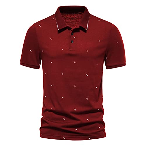 Dhyuen T-Shirt Herren Polo Lässig Freizeit Shirt Blusen Hemden Golf Sports...
