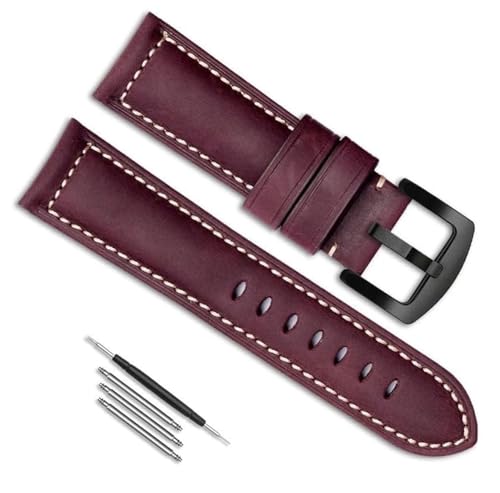 Bracelet de montre en cuir pour Pam111 et Fossil élégant
