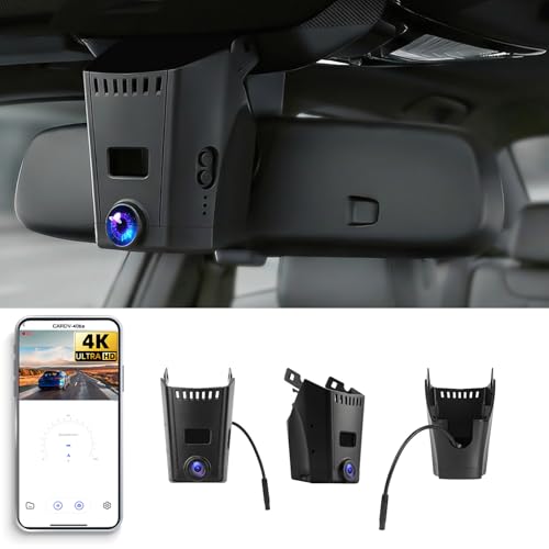 4K Dash Cam Fit for BMW 5 7 Series 2018-2023 530i 540i 530e M550i 740i 750i M760i 745e Xdrive (G30/G11), OEM Look, WiFi & APP,Loop Recording,Built-in Microphone,Night Vision