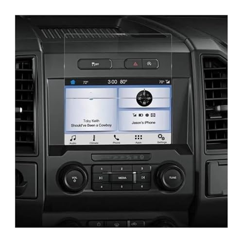 Film Verre Trempé 8 Pouces F150 F250 F350 F450 Raptor Protection Écran GPS 2015-2019