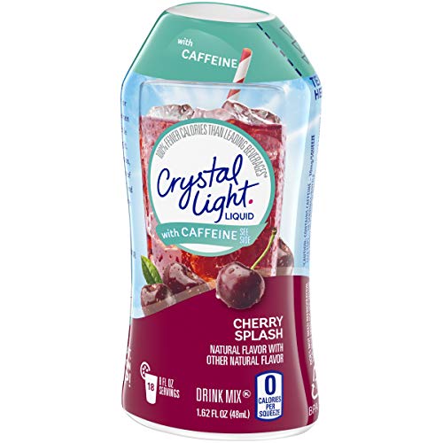Crystal Light Liquid Cherry Splash Energy Drink Mix With Caffeine (1.62 Oz Bottle) #TOP3