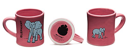 Wildini Bittymugs For Kids Elephant/Cheetah - Kid Sized Mugs, Baby Mugs, Ceramic 4Oz Mug, Bpa Free Mug, Montessori Preschool Mug, Plastic Free Hot Chocolate Mug, Milk Mug, Kid Sized Cup, Kids Mug Set #TOP1