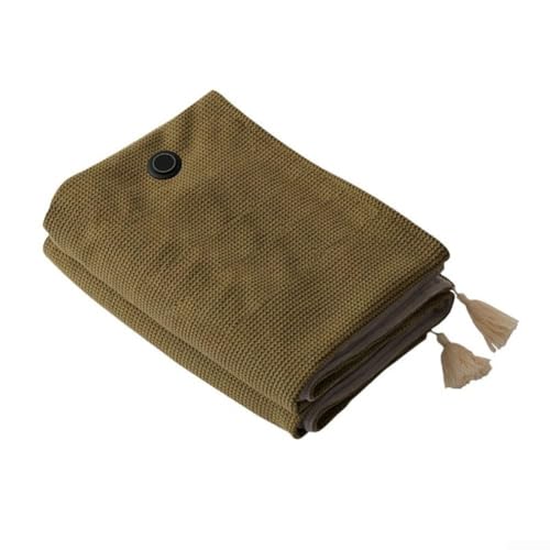 MKTOLHUS Manta térmica USB de 150 x 80 cm, envoltura cálida eléctrica con 3 ajustes de calor y cremallera, manta de punto suave para el hogar, oficina, viajes, cubierta de regazo de rodilla de