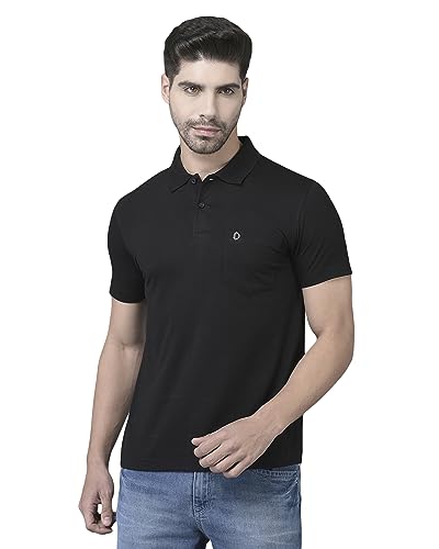 Image of Dollar Mens Cotton Casual Solid Polo Tshirt (Pack of 1)