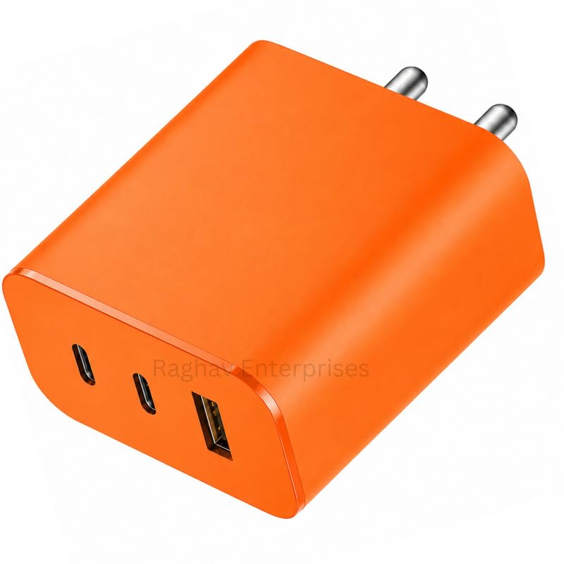 Image of 65W Fast Charger for Nothing Phone 3A /2A /2 /1, CMF Phone 1, 2a Plus /Pro 2A / 2 /CMF, 3A Charger 1 /Buds /Ear Stick| Original 65 W PPS PD 3.0 OP Orange