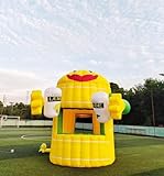 13FT Inflatable Lemonade Stand with Blower Event Inflatable Lemon Stand Suitable for Parties, Advertising Shopping Malls, Store Decoration Lemonade Stand for Kids