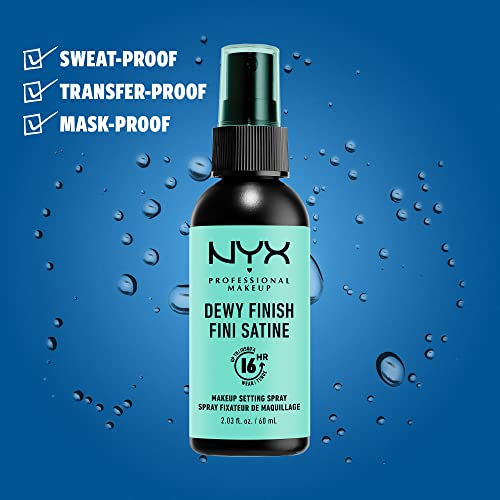 Nyx Professional Makeup Make Up Setting Spray Dewy Finish, 2.03 Fl Oz (Pack Of 1) #TOP2