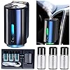 Smart Car Air Freshener, Car Air Freshener Diffuser, Rechargeable Cars Aroma Diffuser, 3 Levels of Adjustable Intelligent Cars Diffuser with 3 Bottles of Cologne